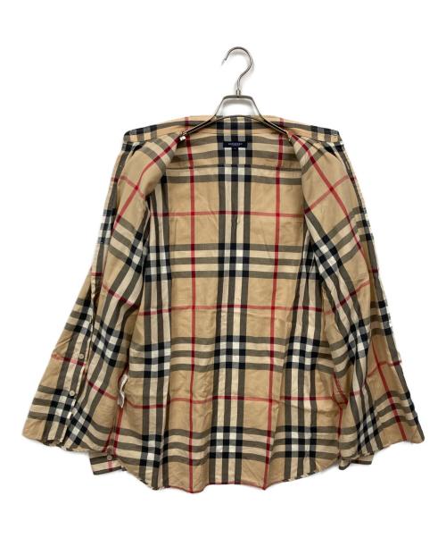 BURBERRY LONDON（バーバリーロンドン）BURBERRY LONDON (バーバリーロンドン) ノブァチェックシャツ ベージュ サイズ:LLの古着・服飾アイテム