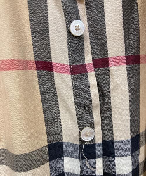 BURBERRY LONDON（バーバリーロンドン）BURBERRY LONDON (バーバリーロンドン) ノブァチェックシャツ ベージュ サイズ:LLの古着・服飾アイテム