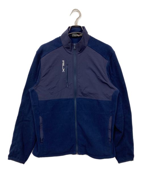 RLX RALPH LAUREN（アールエルエックスラルフローレン）RLX RALPH LAUREN (アールエルエックスラルフローレン) フリースジャケット ネイビー サイズ:Lの古着・服飾アイテム
