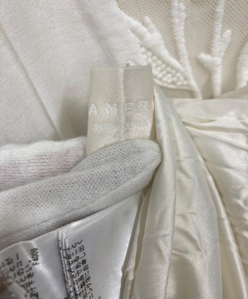 Ameri（アメリ）Ameri (アメリ) SHIRRING PLEATS DRESS ホワイト サイズ:Sの古着・服飾アイテム