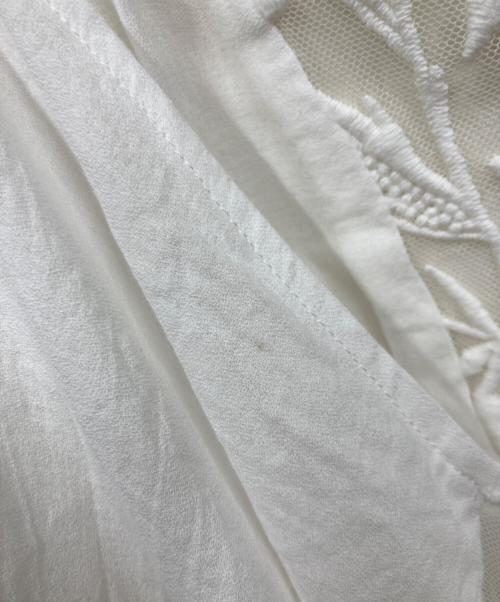 Ameri（アメリ）Ameri (アメリ) SHIRRING PLEATS DRESS ホワイト サイズ:Sの古着・服飾アイテム