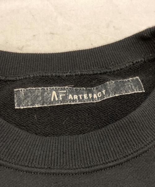 AF ARTEFACT（エーエフ アーティファクト）AF ARTEFACT (エーエフ アーティファクト) スウェット ブラック サイズ:2の古着・服飾アイテム