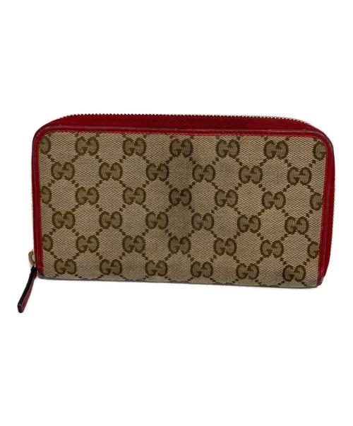 GUCCI（グッチ）GUCCI (グッチ) 長財布 レッドの古着・服飾アイテム