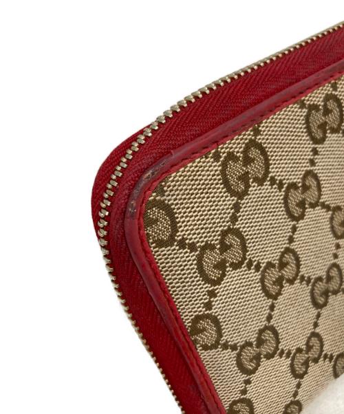 GUCCI（グッチ）GUCCI (グッチ) 長財布 レッドの古着・服飾アイテム
