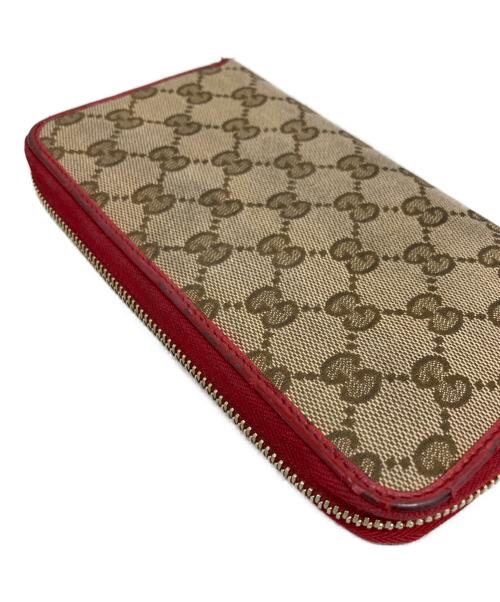 GUCCI（グッチ）GUCCI (グッチ) 長財布 レッドの古着・服飾アイテム