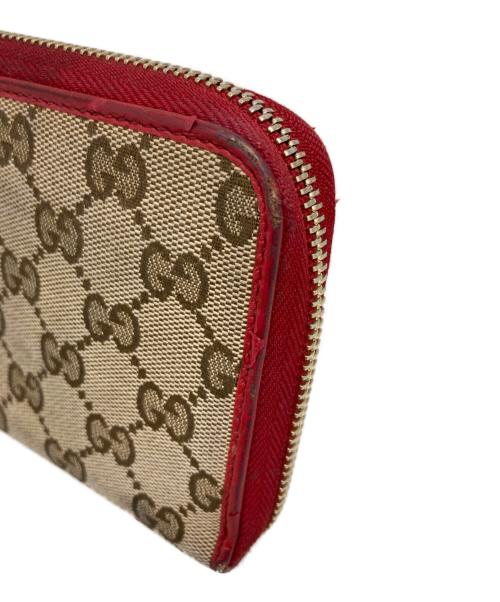GUCCI（グッチ）GUCCI (グッチ) 長財布 レッドの古着・服飾アイテム