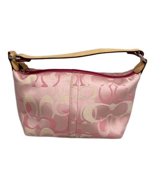 COACH（コーチ）COACH (コーチ) ハンドバッグ ピンクの古着・服飾アイテム
