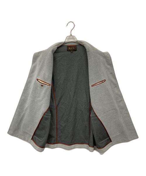 LOLO PIANA（ロロピアーナ）LOLO PIANA (ロロピアーナ) カシミヤ混 エルボーパッチジャケット グレー サイズ:XXLの古着・服飾アイテム
