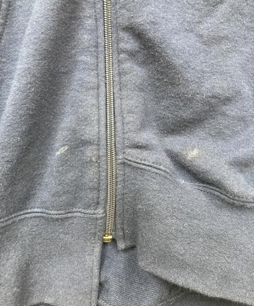 A MACHINE（エーマシン）a machine (エーマシン) ZIP HOODIE - BLANCH PATTERN-SEA ネイビー サイズ:SIZE 2の古着・服飾アイテム