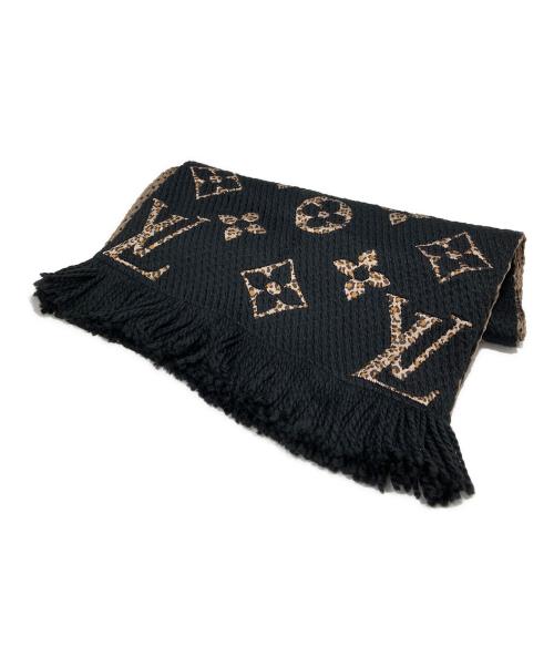 LOUIS VUITTON（ルイ ヴィトン）LOUIS VUITTON (ルイ ヴィトン) エシャルプ・ジャイアント モノグラム ジャングル ブラウン×ブラックの古着・服飾アイテム