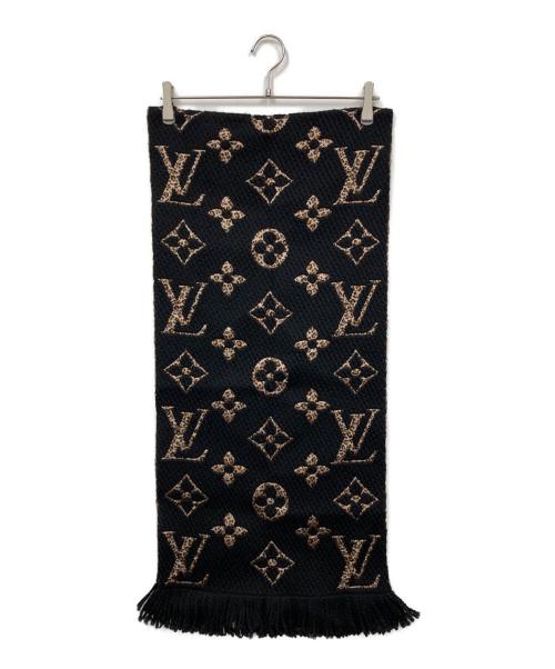 LOUIS VUITTON（ルイ ヴィトン）LOUIS VUITTON (ルイ ヴィトン) エシャルプ・ジャイアント モノグラム ジャングル ブラウン×ブラックの古着・服飾アイテム