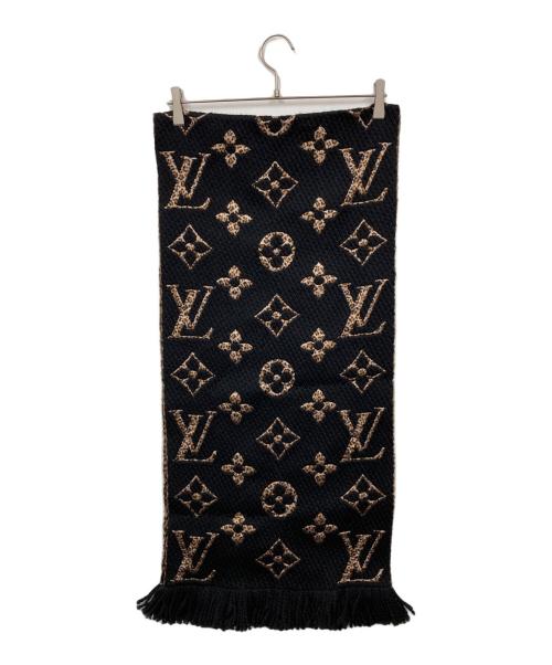 LOUIS VUITTON（ルイ ヴィトン）LOUIS VUITTON (ルイ ヴィトン) エシャルプ・ジャイアント モノグラム ジャングル ブラウン×ブラックの古着・服飾アイテム