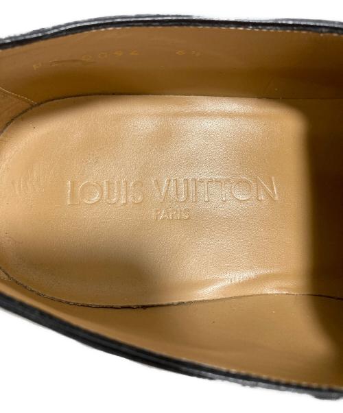 LOUIS VUITTON（ルイ ヴィトン）LOUIS VUITTON (ルイ ヴィトン) ウィングチップシューズ ブラック サイズ:6　1/2の古着・服飾アイテム