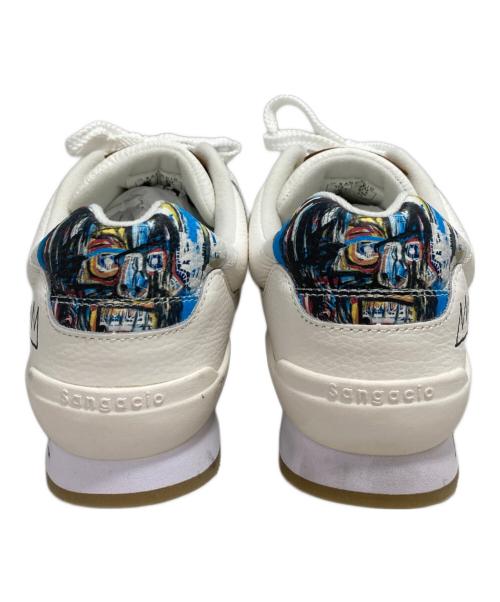 Sangacio（サンガッチョ）SANGACIO (サンガッチョ) JEAN-MICHEL BASQUIAT (ジャン ミシェル バスキア) スニーカー ホワイト サイズ:26の古着・服飾アイテム