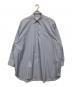 Maison Margiela（メゾンマルジェラ）の古着「ピンストライプロングシャツ」｜ブルー