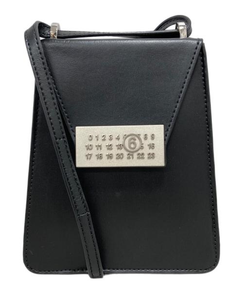 MM6 Maison Margiela（エムエムシックスメゾンマルジェラ）MM6 Maison Margiela (エムエムシックスメゾンマルジェラ) ショルダーバッグ ブラックの古着・服飾アイテム