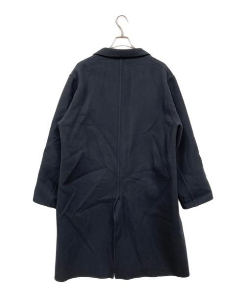 ATON（エイトン）ATON (エイトン) Super 160s DOUBLE MELTON COAT ネイビー サイズ:6の古着・服飾アイテム
