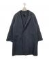 ATON（エイトン）の古着「Super 160s DOUBLE MELTON COAT」｜ネイビー