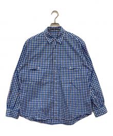 Porter Classic（ポータークラシック）の古着「ウエスタンチェックシャツ」｜ブルー