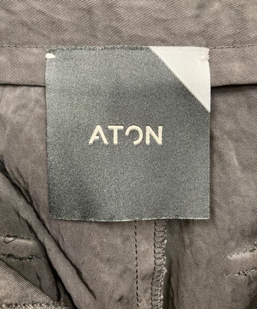 ATON（エイトン）ATON (エイトン) ナイロンパンツ グレー サイズ:2の古着・服飾アイテム