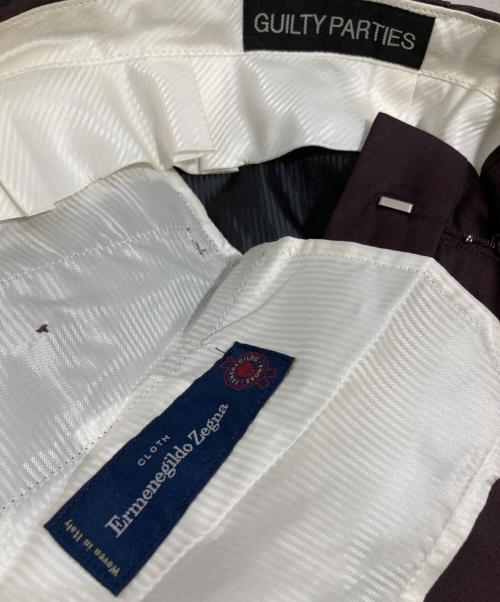 WACKO MARIA（ワコマリア）WACKO MARIA (ワコマリア) Ermenegildo Zegna (エルメネジルド・ゼニア) スラックス パープル サイズ:Mの古着・服飾アイテム