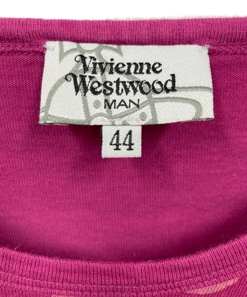 Vivienne Westwood man（ヴィヴィアン ウェストウッド マン）Vivienne Westwood man (ヴィヴィアン ウェストウッド マン) Tシャツ ショッキングピンク サイズ:44の古着・服飾アイテム