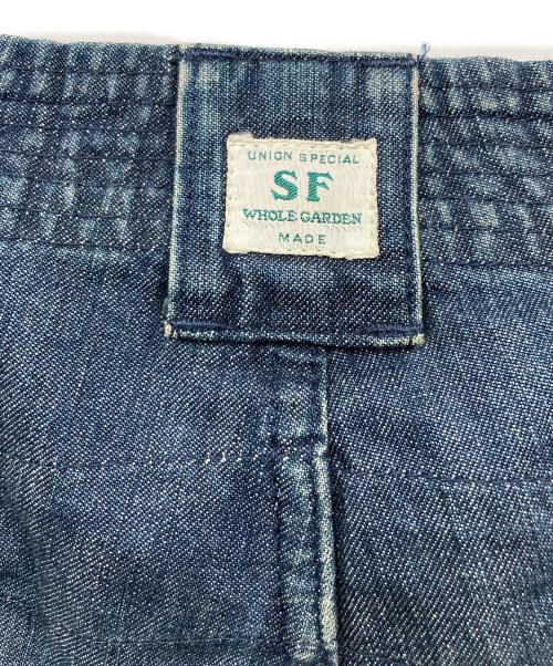 SASSAFRAS（ササフラス）SASSAFRAS (ササフラス) デニムパンツ インディゴ サイズ:MEDIUMの古着・服飾アイテム