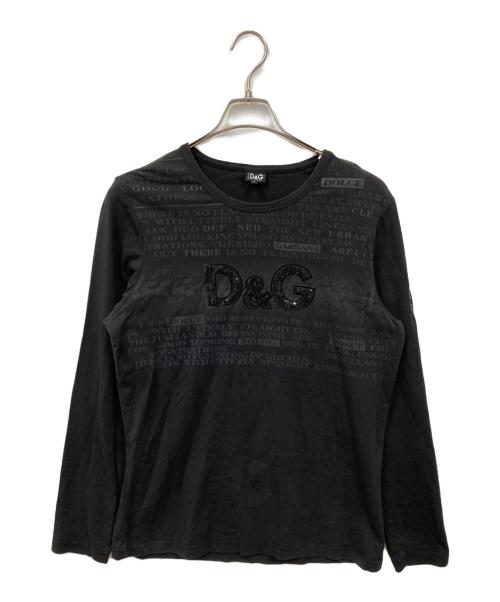 DOLCE & GABBANA（ドルチェ＆ガッバーナ）DOLCE & GABBANA (ドルチェ＆ガッバーナ) カットソー ブラック サイズ:XLの古着・服飾アイテム