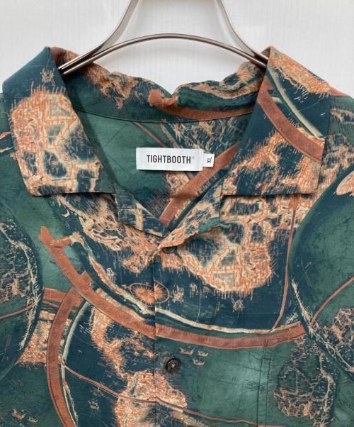 TIGHTBOOTH PRODUCTION（タイトブースプロダクション）TIGHTBOOTH PRODUCTION (タイトブースプロダクション) GLOBE 7 SLEEBE ALOHA グリーン サイズ:XLの古着・服飾アイテム
