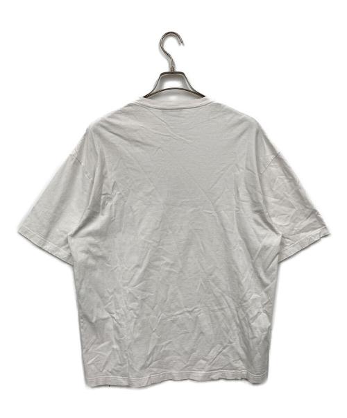 BALENCIAGA（バレンシアガ）BALENCIAGA (バレンシアガ) BBロゴクールネックT ホワイト サイズ:Sの古着・服飾アイテム