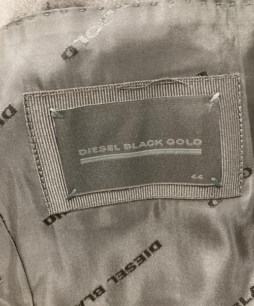 DIESEL Black Gold（ディーゼル ブラック ゴールド）DIESEL BLACK GOLD (ディーゼル ブラック ゴールド) broken set up ブラック サイズ:ｼﾞｬｹｯﾄ44/ﾊﾟﾝﾂ46の古着・服飾アイテム