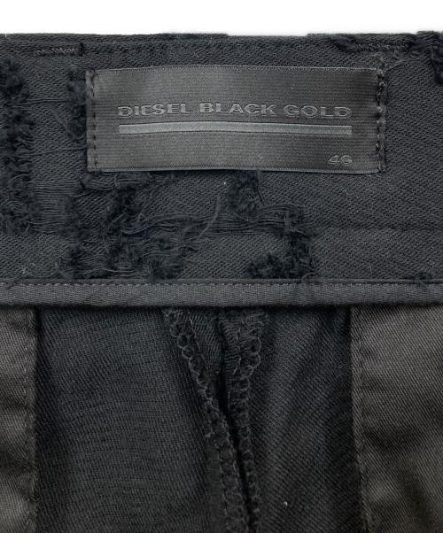 DIESEL Black Gold（ディーゼル ブラック ゴールド）DIESEL BLACK GOLD (ディーゼル ブラック ゴールド) broken set up ブラック サイズ:ｼﾞｬｹｯﾄ44/ﾊﾟﾝﾂ46の古着・服飾アイテム