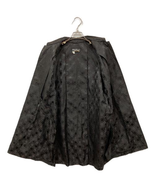 Salvatore Ferragamo（サルヴァトーレ フェラガモ）Salvatore Ferragamo (サルヴァトーレ フェラガモ) トレンチコート ブラック サイズ:40の古着・服飾アイテム