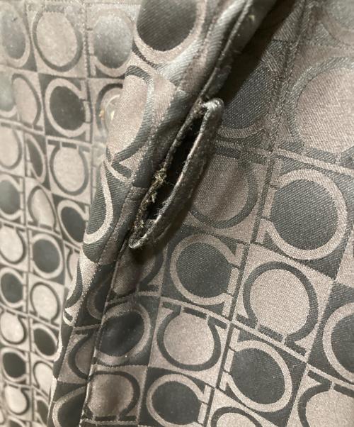 Salvatore Ferragamo（サルヴァトーレ フェラガモ）Salvatore Ferragamo (サルヴァトーレ フェラガモ) トレンチコート ブラック サイズ:40の古着・服飾アイテム