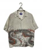 LFYT×THREE TIDES TATTOOエルエフワイティー×スリータイズタトゥー）の古着「アロハシャツ」｜ベージュ