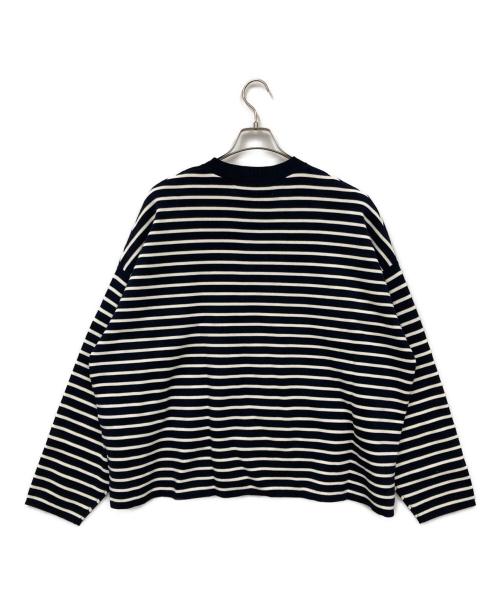 DAIRIKU（ダイリク）DAIRIKU (ダイリク) ニット ホワイト×ネイビー サイズ:Free 未使用品の古着・服飾アイテム
