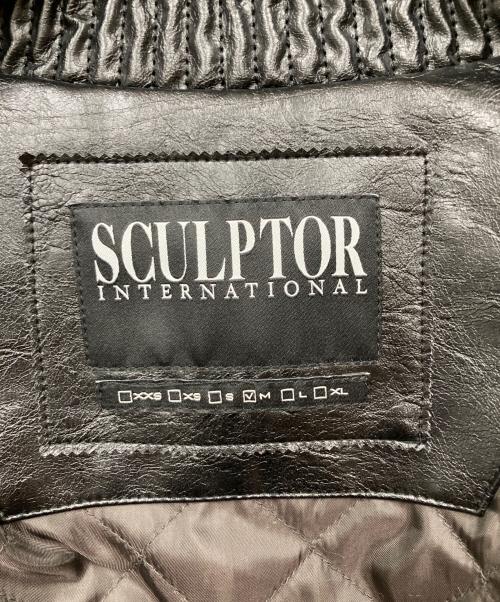 sculptor（スカルプター）SCULPTOR (スカルプター) フェイクファージャケット ブラック サイズ:Mの古着・服飾アイテム