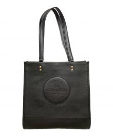 COACH（コーチ）の古着「トートレザーバッグ」｜ブラック