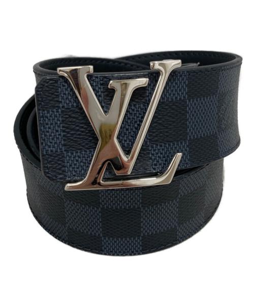 LOUIS VUITTON（ルイ ヴィトン）LOUIS VUITTON (ルイ ヴィトン) ダミエ コバルト サンチュール ベルト ブラック サイズ:85/34の古着・服飾アイテム