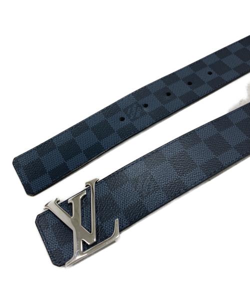 LOUIS VUITTON（ルイ ヴィトン）LOUIS VUITTON (ルイ ヴィトン) ダミエ コバルト サンチュール ベルト ブラック サイズ:85/34の古着・服飾アイテム