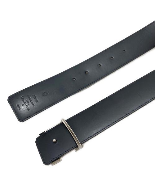 LOUIS VUITTON（ルイ ヴィトン）LOUIS VUITTON (ルイ ヴィトン) ダミエ コバルト サンチュール ベルト ブラック サイズ:85/34の古着・服飾アイテム
