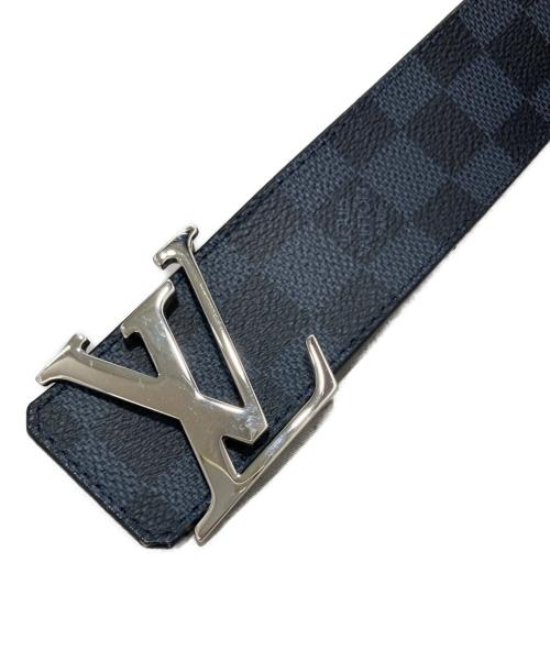 LOUIS VUITTON（ルイ ヴィトン）LOUIS VUITTON (ルイ ヴィトン) ダミエ コバルト サンチュール ベルト ブラック サイズ:85/34の古着・服飾アイテム
