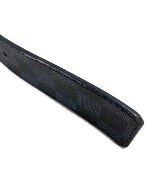 LOUIS VUITTON（ルイ ヴィトン）LOUIS VUITTON (ルイ ヴィトン) ダミエ コバルト サンチュール ベルト ブラック サイズ:85/34の古着・服飾アイテム