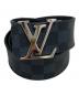 LOUIS VUITTON（ルイ ヴィトン）の古着「ダミエ コバルト サンチュール ベルト」｜ブラック