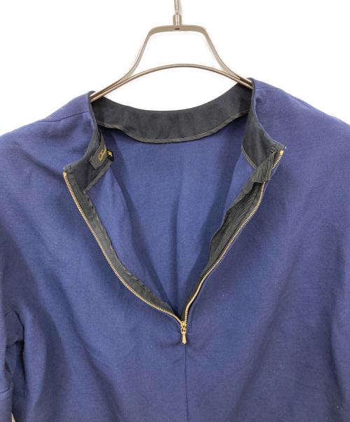 DRAWER（ドゥロワー）Drawer (ドゥロワー) ブラウス ネイビー サイズ:36の古着・服飾アイテム