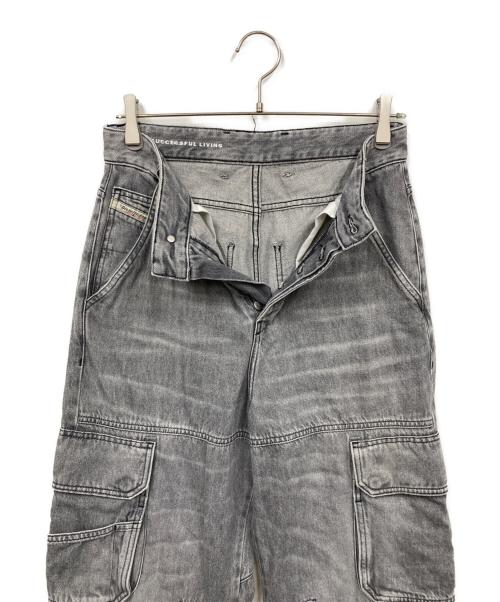 DIESEL（ディーゼル）DIESEL (ディーゼル) D-SIRE-CARGO-D ブラック サイズ:W25の古着・服飾アイテム
