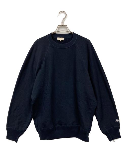 BLAMINK（ブラミンク）BLAMINK (ブラミンク) ワンポイントロゴ オーバートレーナー ネイビー サイズ:1の古着・服飾アイテム