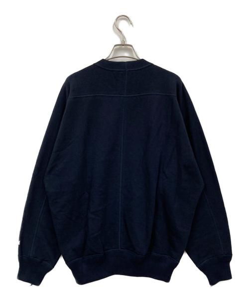 BLAMINK（ブラミンク）BLAMINK (ブラミンク) ワンポイントロゴ オーバートレーナー ネイビー サイズ:1の古着・服飾アイテム