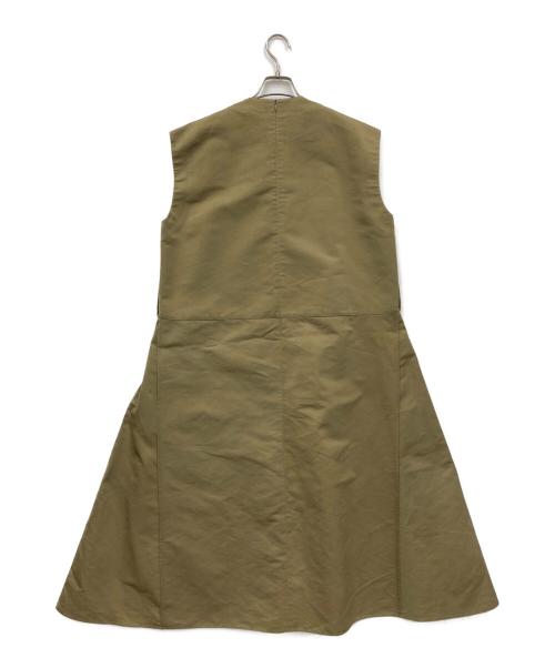 BLAMINK（ブラミンク）BLAMINK (ブラミンク) ノースリーブワンピース ベージュ サイズ:36の古着・服飾アイテム