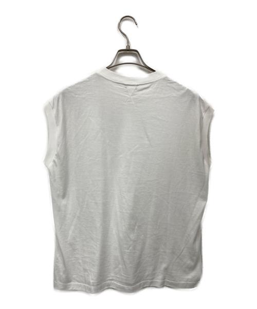 BLAMINK（ブラミンク）BLAMINK (ブラミンク) ノースリーブカットソー ホワイト サイズ:SIZE 1の古着・服飾アイテム